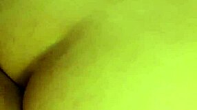 latina bent over in hotel for doggystyle creampie