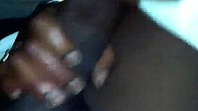 ebony slut puking on that big dick 😈