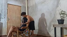 Caseiro Novinha Breaks In New House Riding Novinho's Cock Hard