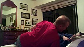 Alex Trotter Riding Dick Hard In Bed!