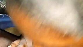 Intense Car Blowjob Action