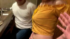 Amateur girl shows big ass