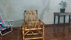 Casero con novinha estrenando casa cabalgando polla dura de novinho