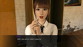 Lena dates on beach, receives handjob on shaved pussy.