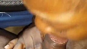 Intense Car Blowjob Action