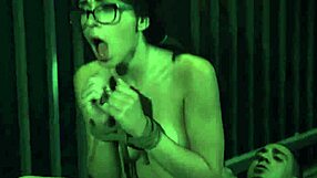 Rough amateur cuckold session with bondage and domination