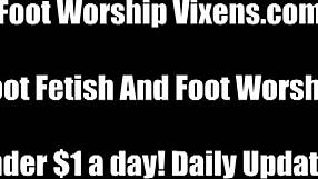 Join Our Intense Feet Fetish Lesbian Session Now
