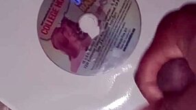 Clear overlay binder as latex for college tribute. Neutral college porn scene.