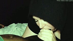 Wife Enthusiastically Sucks Husband's Massive Black Cock