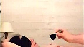 slave sophie intensely masturbates in submission