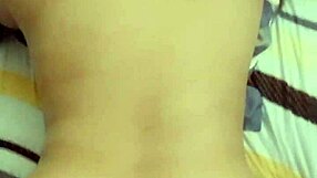 amateur asian bitch bent over for doggystyle fucking, spanking hard as she loves it