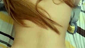 amateur asian bitch bent over for doggystyle fucking, spanking hard as she loves it