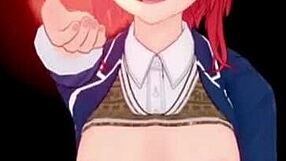 Japanese Anime Hentai Jk Squirts Cum Under Maledom Control