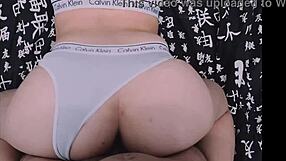 Teen arches ass for big cock entry!