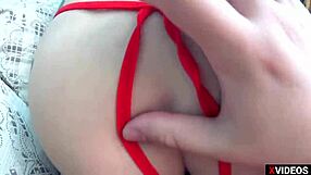 Horny redhead rides reverse cowgirl in pov 😈