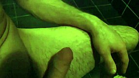 Man Packs Cute Girl's Pussy in Bathroom