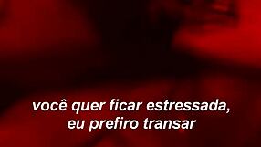 enjoying a nice groove with sexy music in the room