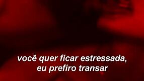 enjoying a nice groove with sexy music in the room