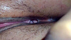 Damn, this hairy little pussy feels so good to touch and taste!