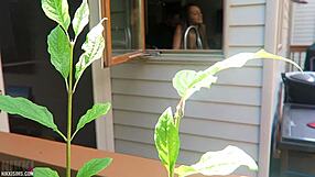 Nikki fucked hard from behind, feels so good