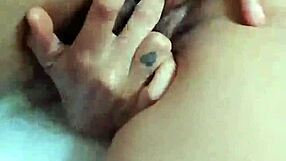 my wife enjoying solo masturbation at home