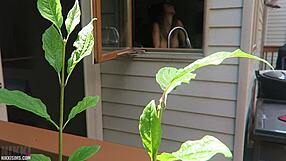 Nikki fucked hard from behind, feels so good