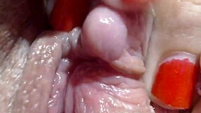 아마추어 클립에서 큰 클리토리스 극단 클로즈업