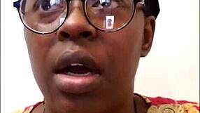 Ebony Slut Milf Masturbates Kinky Solo Sex