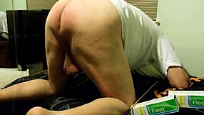 Why Does Hubby Endure Such a Harsh Enema Punishment?