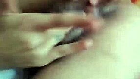 my wife enjoying solo masturbation at home