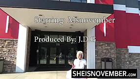 Black girl maintains eye contact during intense blowjob closeup