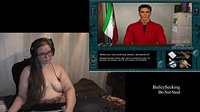 Naked Brunette Scarlet Performs Hand Play On Natural Tits