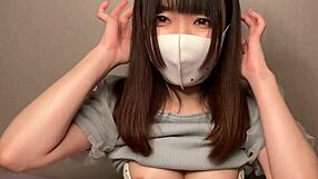 Nasty Asian Babe Teases with Intense Masturbation Show