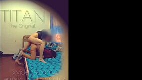 End of year hidden camera with coworker