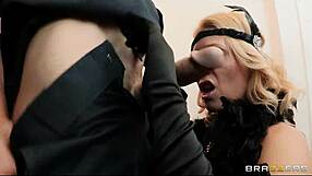 busty blonde burlesque dancer charlee chase seduces a fan