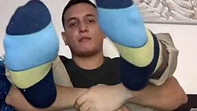 i love worshiping my master's nylon socks at the office