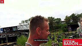 in this public scene, curvy mia, the big booty bitch, craves a boner and gives an intense blowjob on datingbaron.com