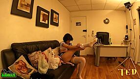 Ariane kimiko and sr kimiko prepare for their first oral hardcore time?