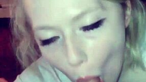 I saw this hot amateur big titty blonde give a nut-bustin blowjob, it was amazin!