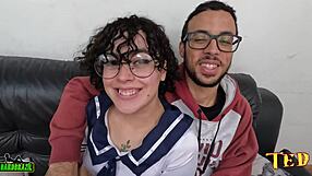 Ariane kimiko and sr kimiko prepare for their first oral hardcore time?