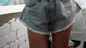 Hard sex on the balcony neighbors shocked 4k