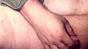 A massive half-inch cum flood erupts in detailed cumshot scene