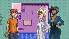 Feeling the intense creampie after saving the goth girl from the collector in hell