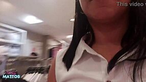 Solo POV Assfucking in Store Dressing Room!