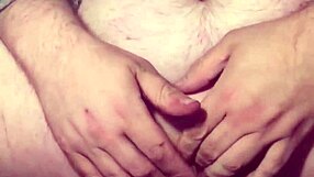 A massive half-inch cum flood erupts in detailed cumshot scene