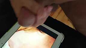 i cum on ronanddawn's cock masturbation amateurs cumshot