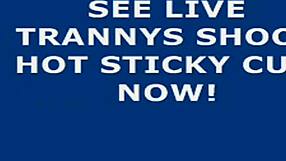 Tranny Jerks and Cums with Such Intense Desire!