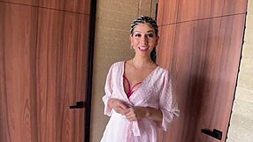 Latina milf hosts airbnb guest