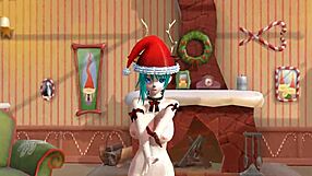 i can’t get enough of mmd xmas miki hentai cuteness