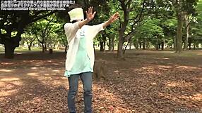 Blindfolded outdoor walking with an old companion